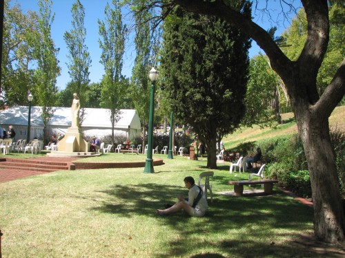 Pioneer Women's Memorial Gardens, Adelaide during Writers Week March 2010 Pioneer Women's Memorial Gardens, Adelaide during Writers Week March 2010